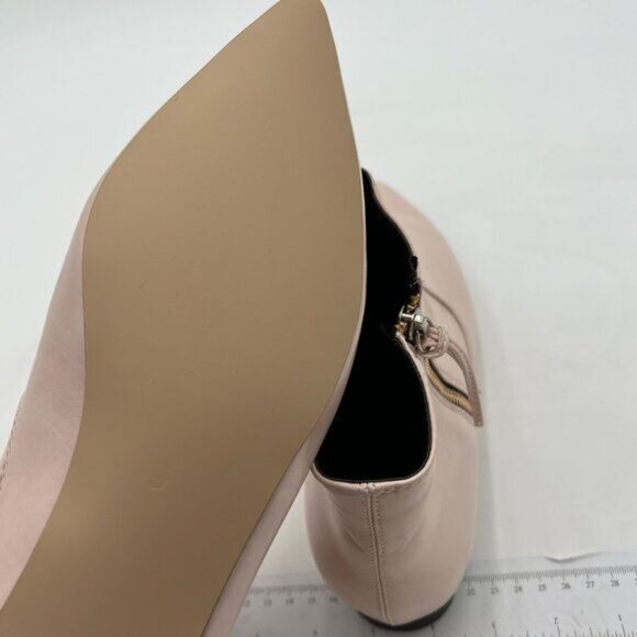 Women's Formal Pointed Closed Toe Flats Ankle Boots Low Heel Basic Booties - Picture 5 of 7